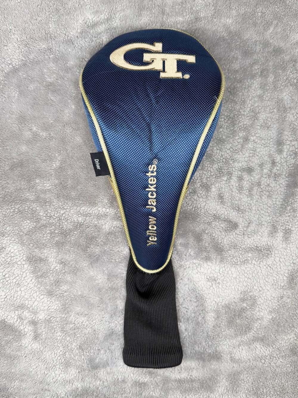 Team Effort Georgia Tech Yellow Jackets Driver Golf Club Headcover, 16”